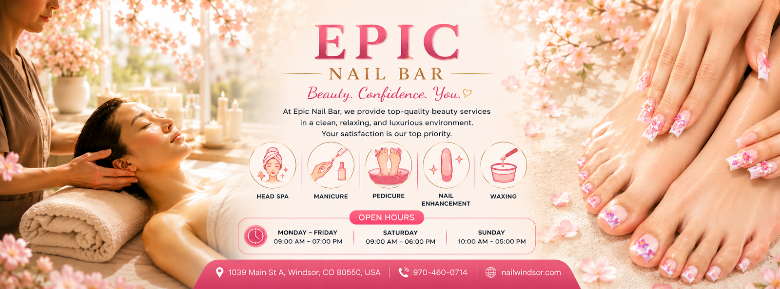 Epic Nail Bar Windsor, Colorado logo